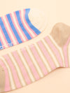 Rilla Blue/Pink Pack of Two Trainer Socks