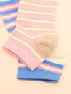 Rilla Blue/Pink Pack of Two Trainer Socks