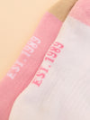 Women's Volley Pink Pack of Two Tennis Socks