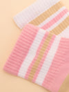 Women's Volley Pink Pack of Two Tennis Socks