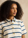 Odette Stripe Boucle Shift Dress
