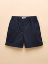 Chino Navy Brushed Cotton Blend Shorts