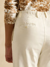 Slim Fit Cream Chino Trousers