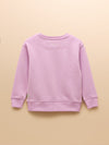 Sundaze Purple Crew Neck Slogan Sweatshirt