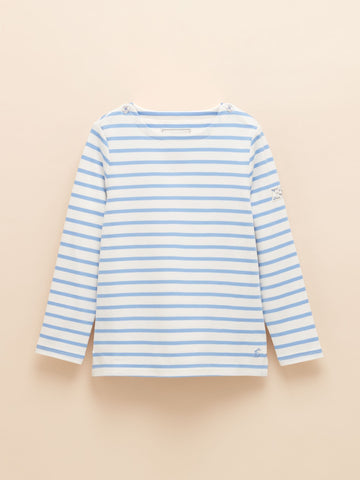 Girls' Harbour Blue Long Sleeve Jersey Top