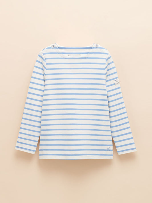 Girls' Harbour Blue Long Sleeve Jersey Top