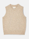 Holly Camel Regular Fit Knitted Vest