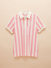 Beaufort Pink/Cream Polo Shirt