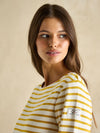 Harbour Mustard Yellow Boat Neck Breton Top