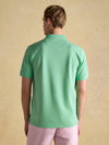 Woody Light Green Cotton Pique Polo Shirt