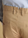 Classic Fit Tan Chino Trousers
