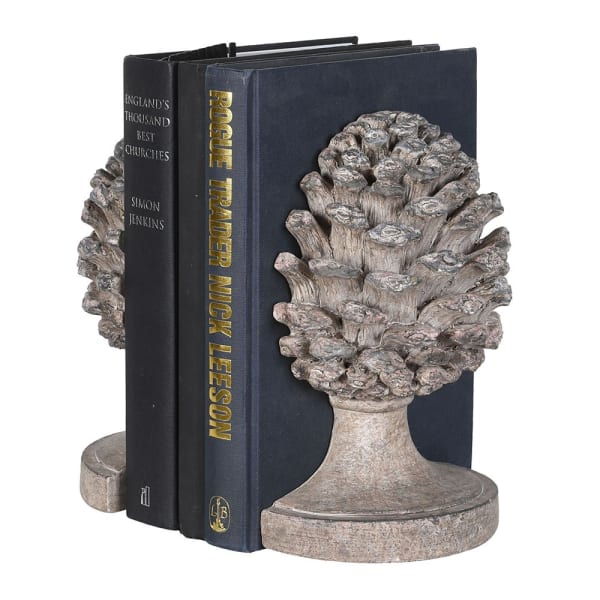Aged Artichoke Book Ends