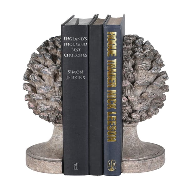 Aged Artichoke Book Ends