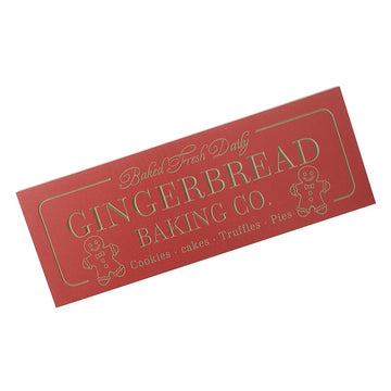 GINGERBREAD BAKING CO SIGN