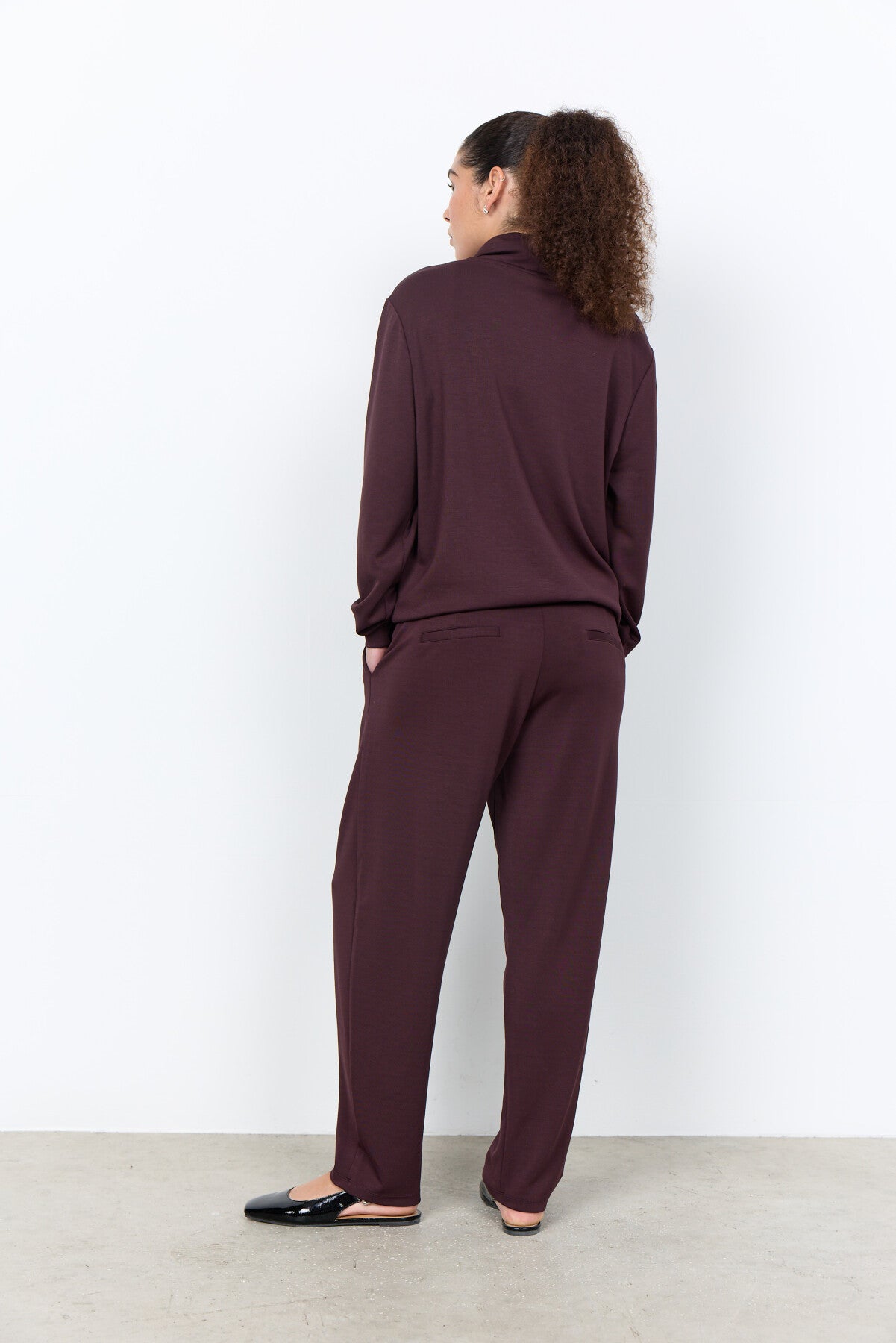 SC-BANU 125 Sweatshirt Dark plum