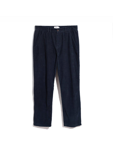 Roachman Regular Fit Cord Trousers In True Navy