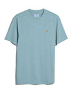 Danny Regular Fit Organic Cotton T-Shirt In Grove Green Marl