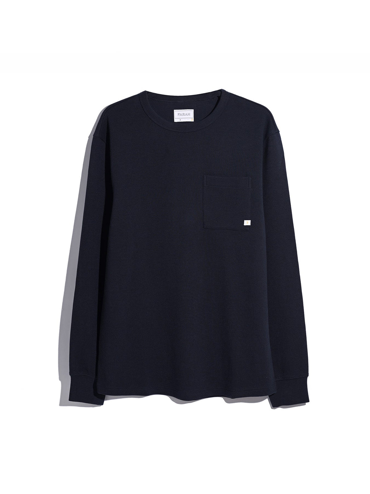 Littrow Long Sleeve Pocket T-Shirt In True Navy