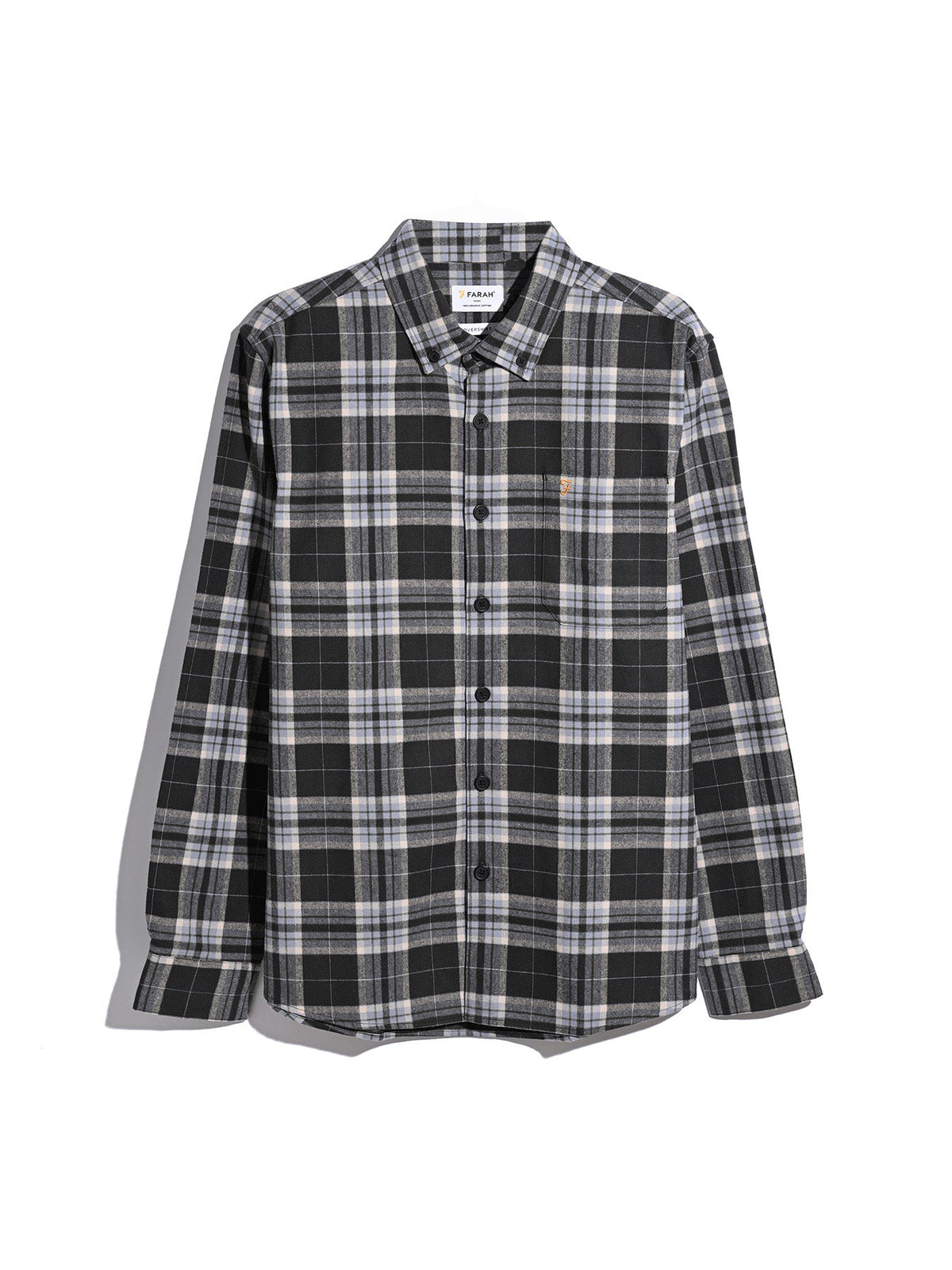 Marvin Relaxed Fit Check Flannel Shirt In Rosemary