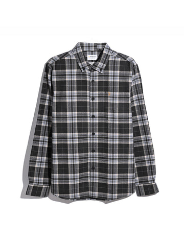 Marvin Relaxed Fit Check Flannel Shirt In Rosemary