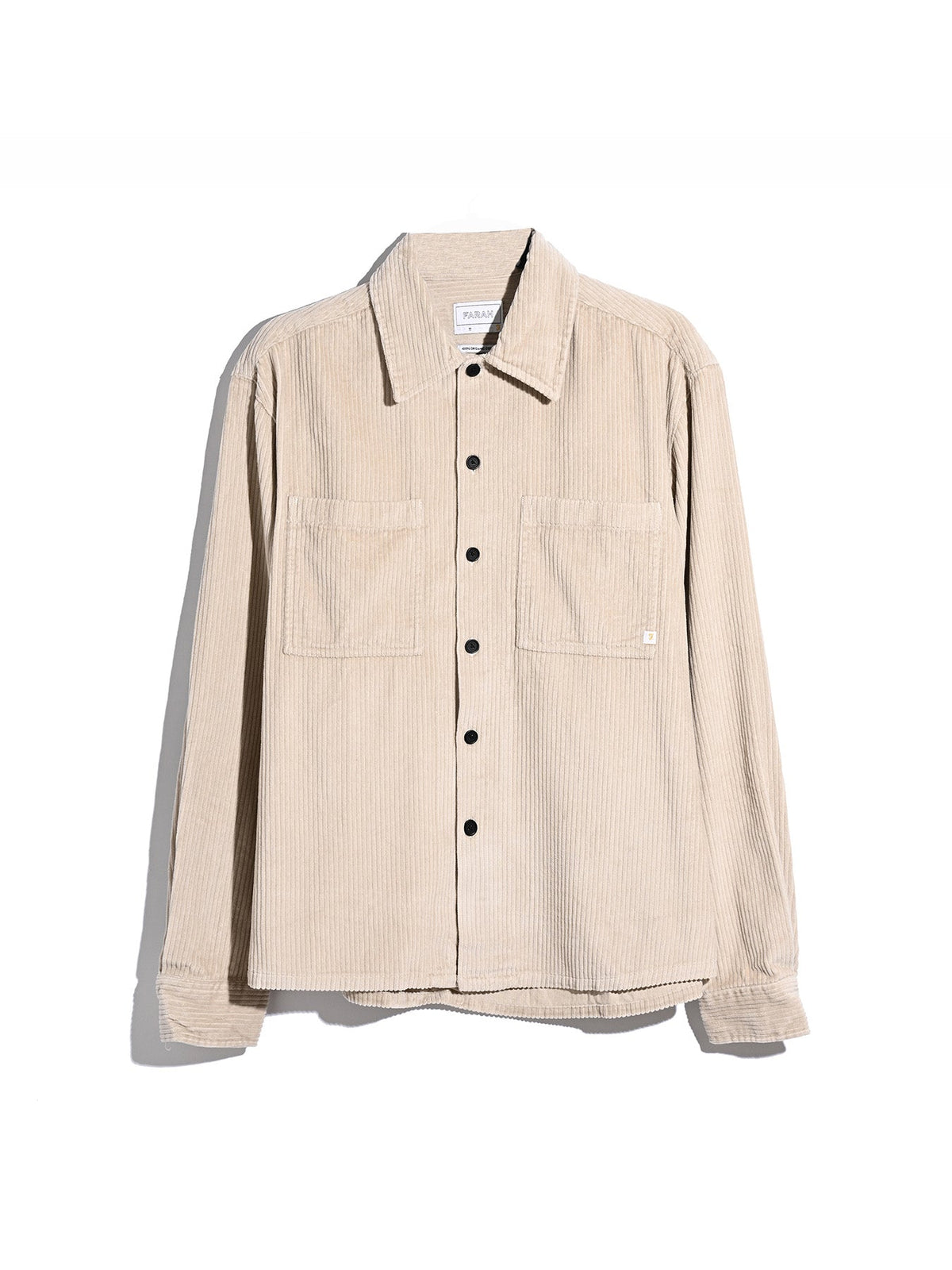 Sawyer Cord Overshirt In Putty