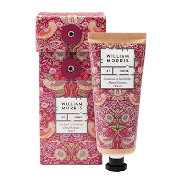 Strawberry Thief Patchouli & Red Berry Hand Cream - 100ml - RUTHERFORD & Co