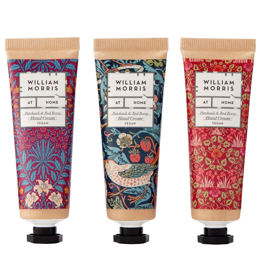 Strawberry Thief Patchouli & Red Berry Hand Cream Library - 6 x 30ml - RUTHERFORD & Co