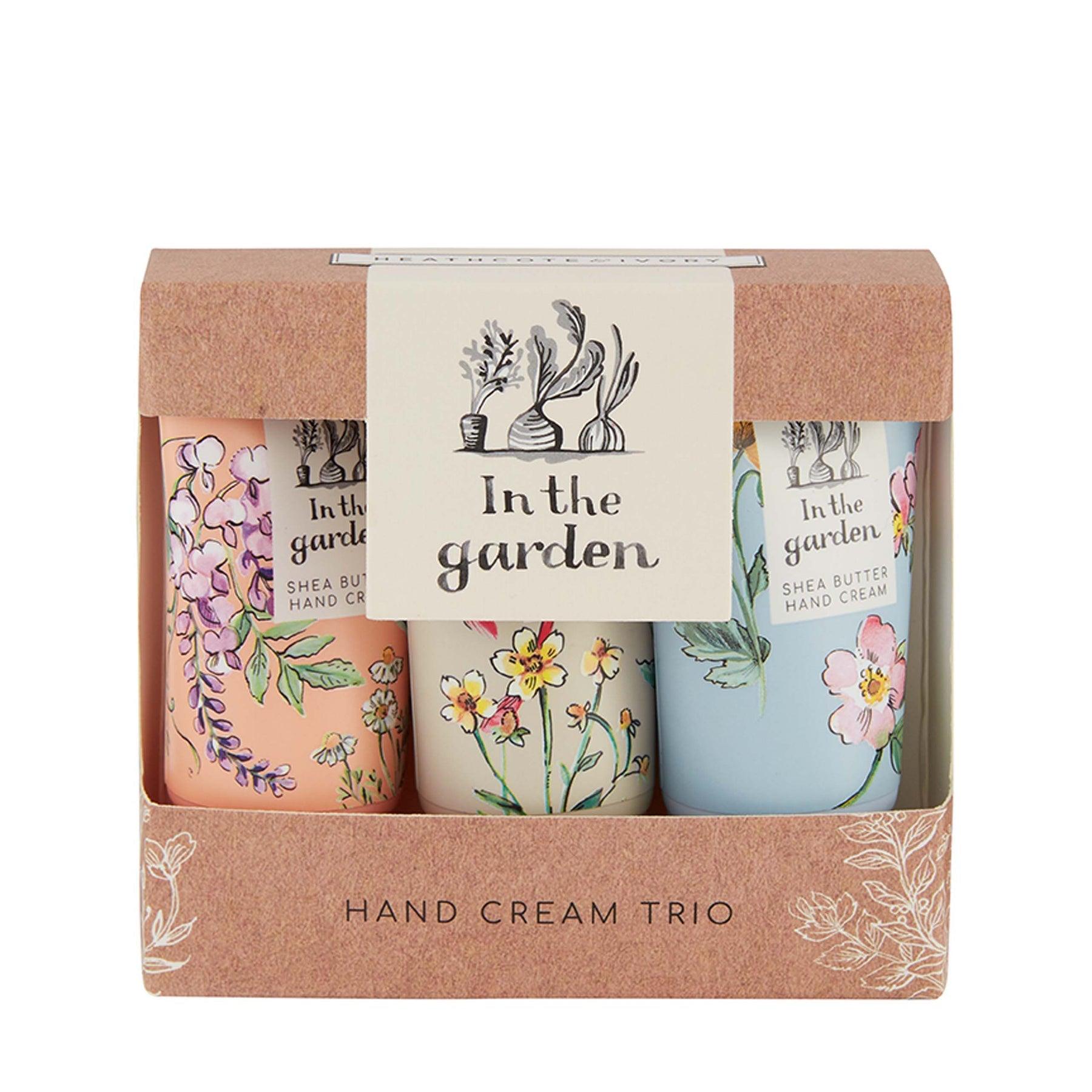 In The Garden Hand Cream Trio - 3 x 30ml - RUTHERFORD & Co