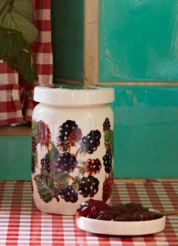 Blackberry Medium Jam Jar With Lid