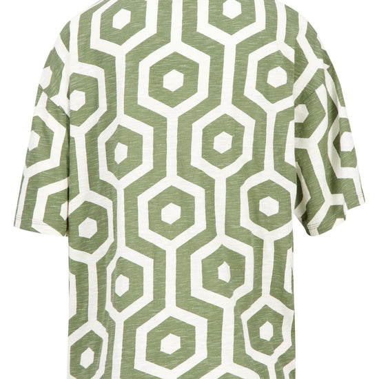 T-Shirt, allover print - RUTHERFORD & Co