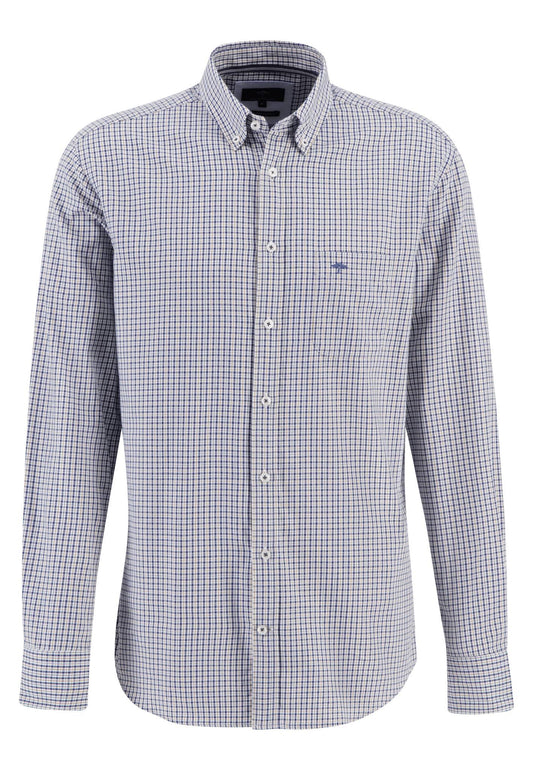 Seasonal Combi Check, Button Down Long sleeve - RUTHERFORD & Co
