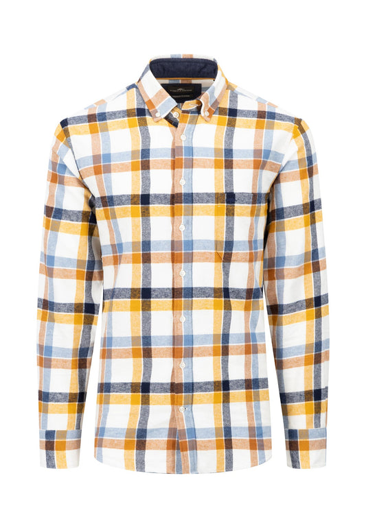 Checked Flannel Long Sleeved Shirt