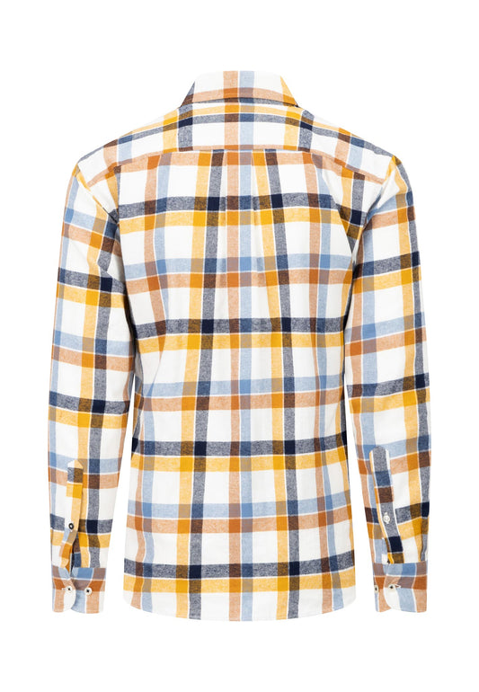 Checked Flannel Long Sleeved Shirt