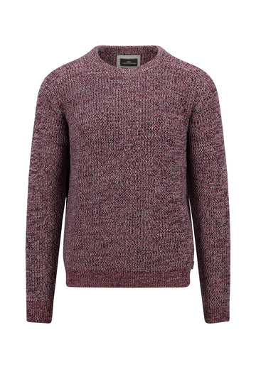 Crew Neck Woven Knitwear