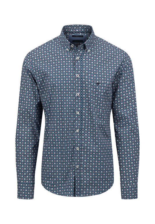 Long Sleeved Print Shirt