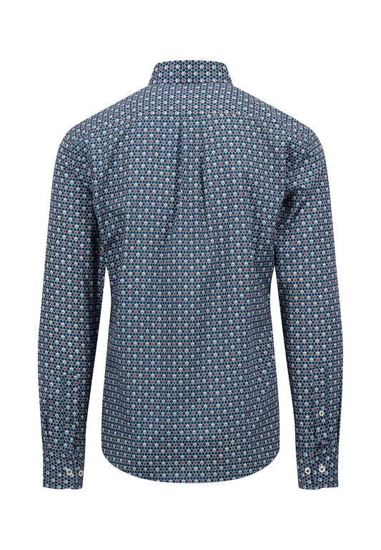 Long Sleeved Print Shirt