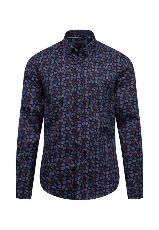 Long Sleeved Print Shirt