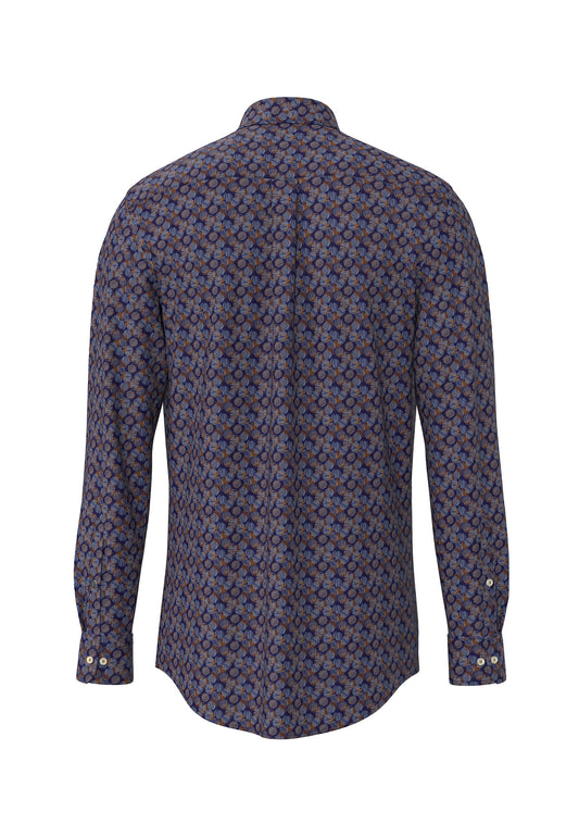 Long Sleeved Print Shirt