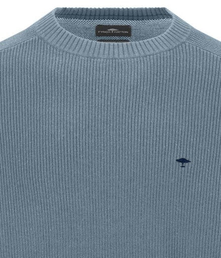 O-Neck, Structure, Supersoft - Air Blue