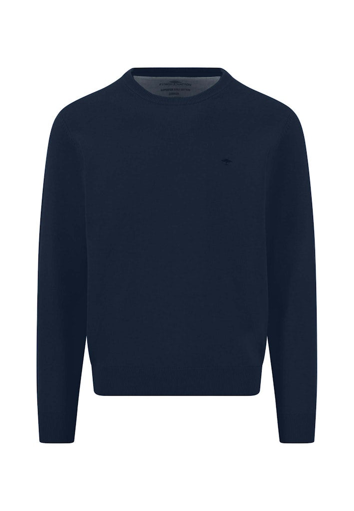 O-Neck, Superfine - Ink Blue
