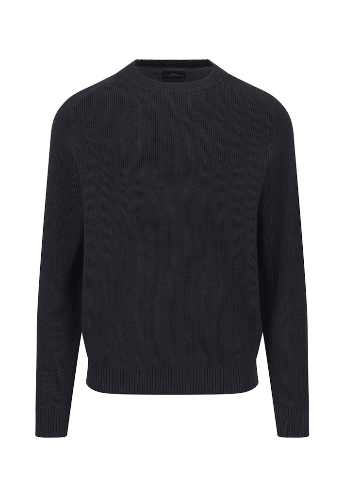 O-Neck, Structure, Supersoft - Navy