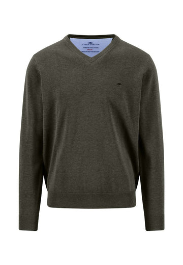 V-Neck, Superfine - Cypress
