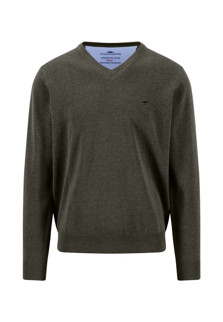 V-Neck, Superfine - Cypress