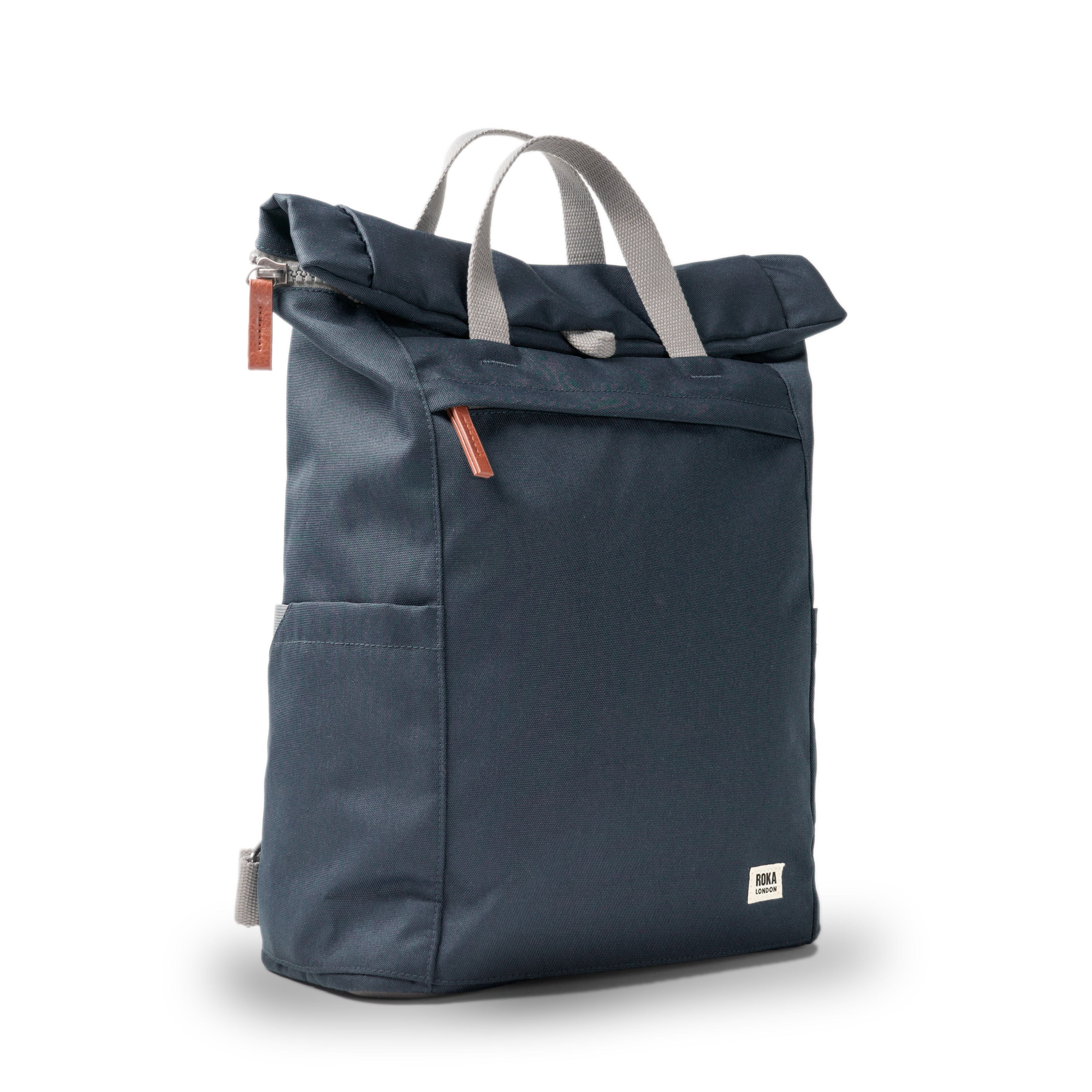 Finchley Backpack Medium Recycled Canvas - Smoke