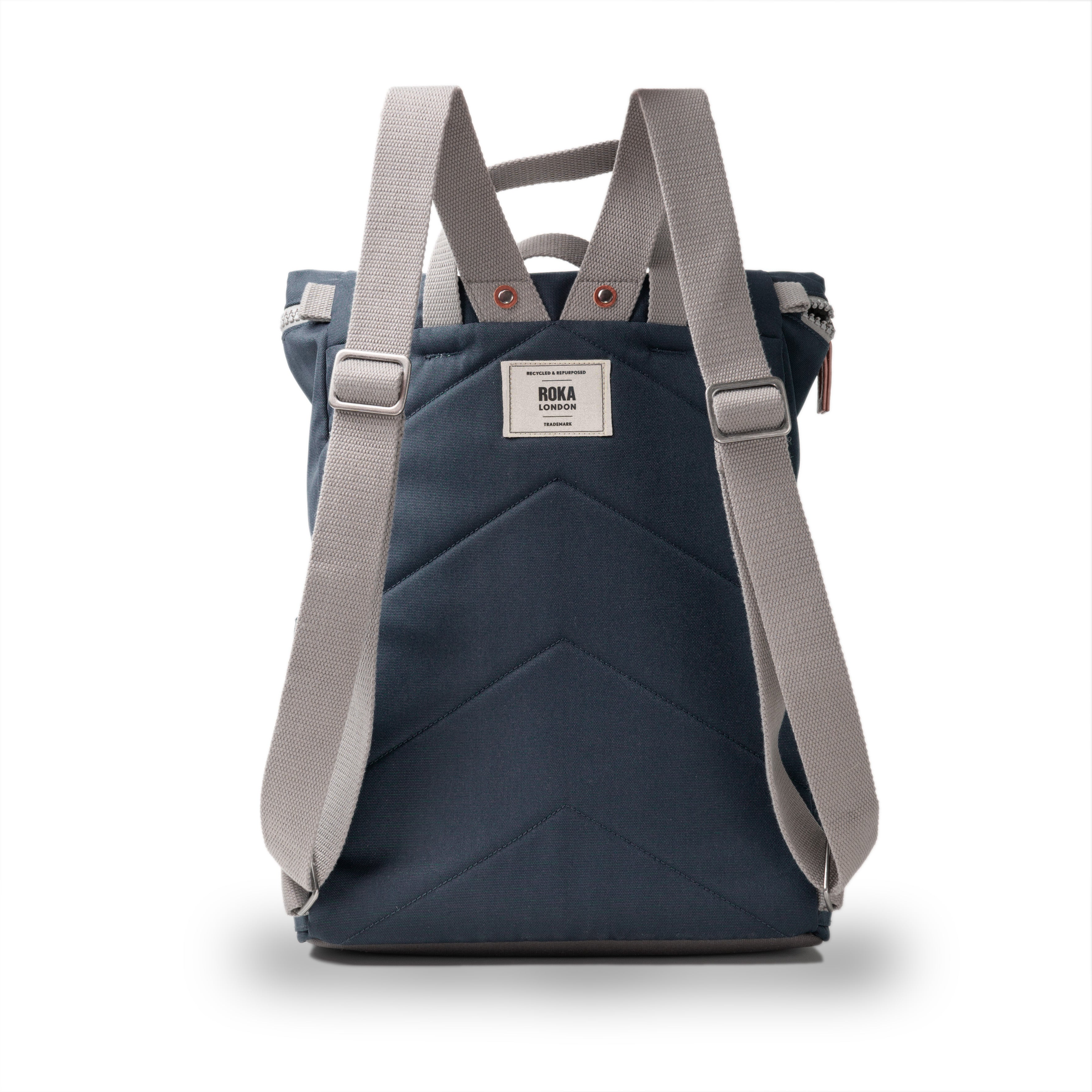 Finchley Backpack Small Recycled Canvas - Smoke
