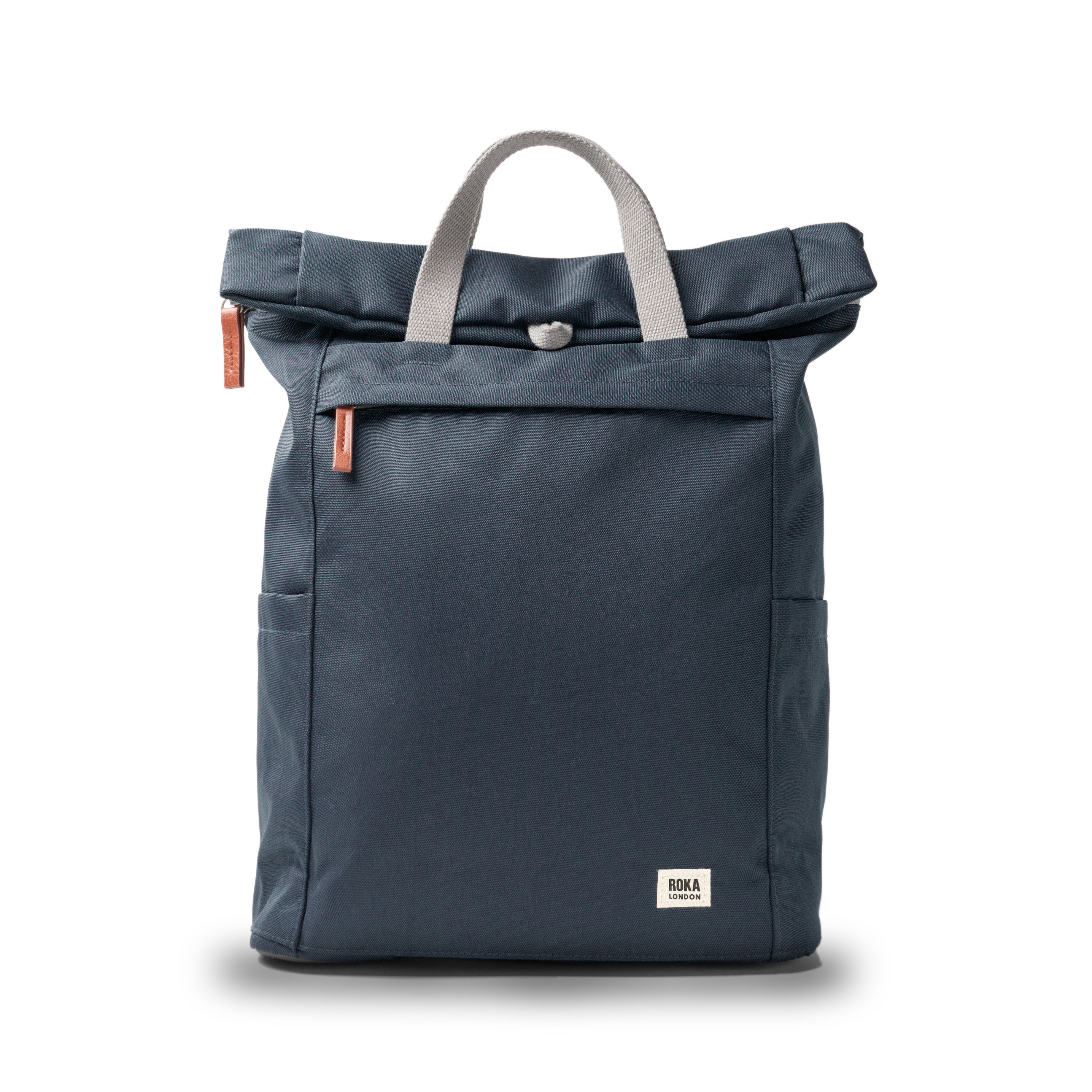 Finchley Backpack Medium Recycled Canvas - Smoke
