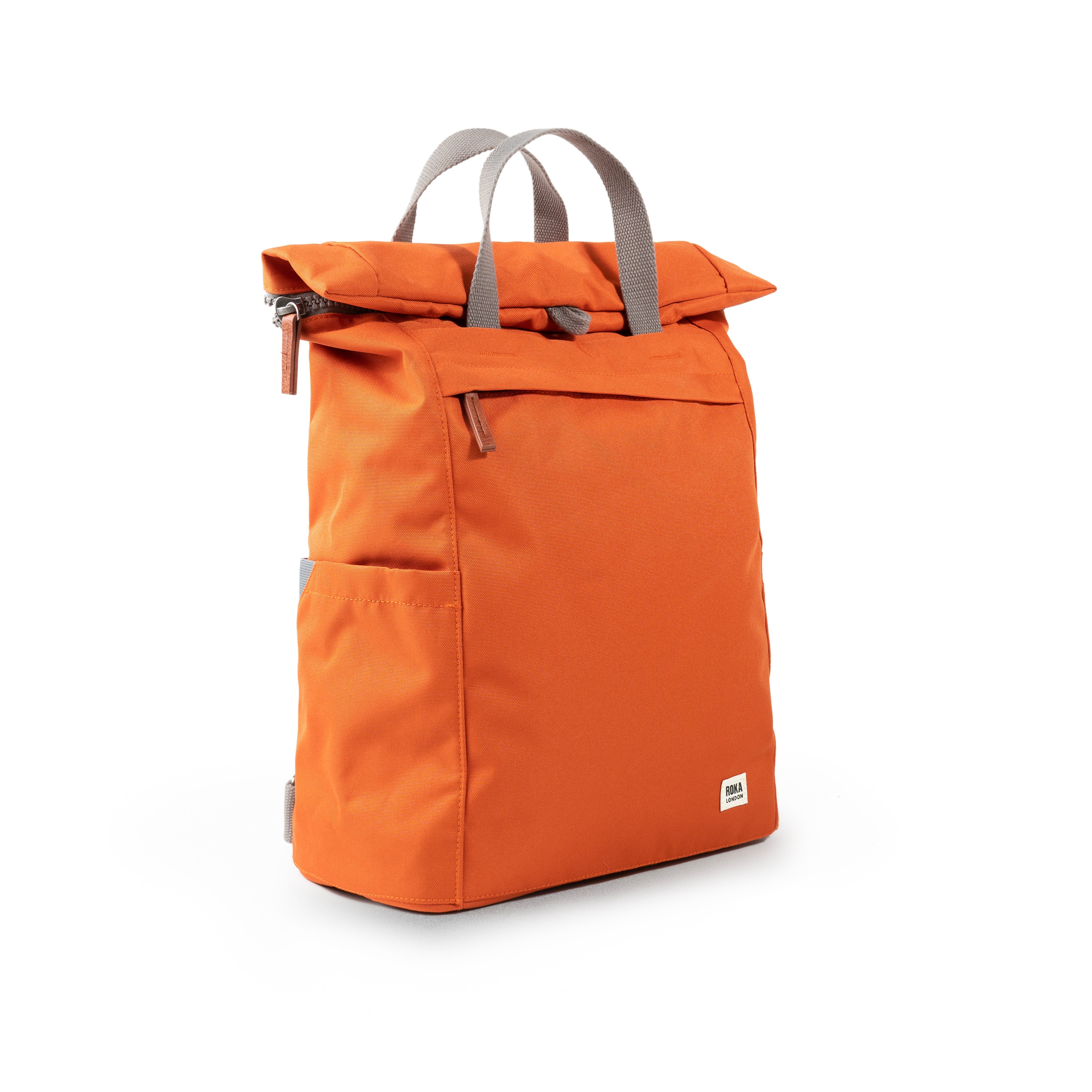 Finchley Backpack Small Recycled Canvas - Atomic Orange
