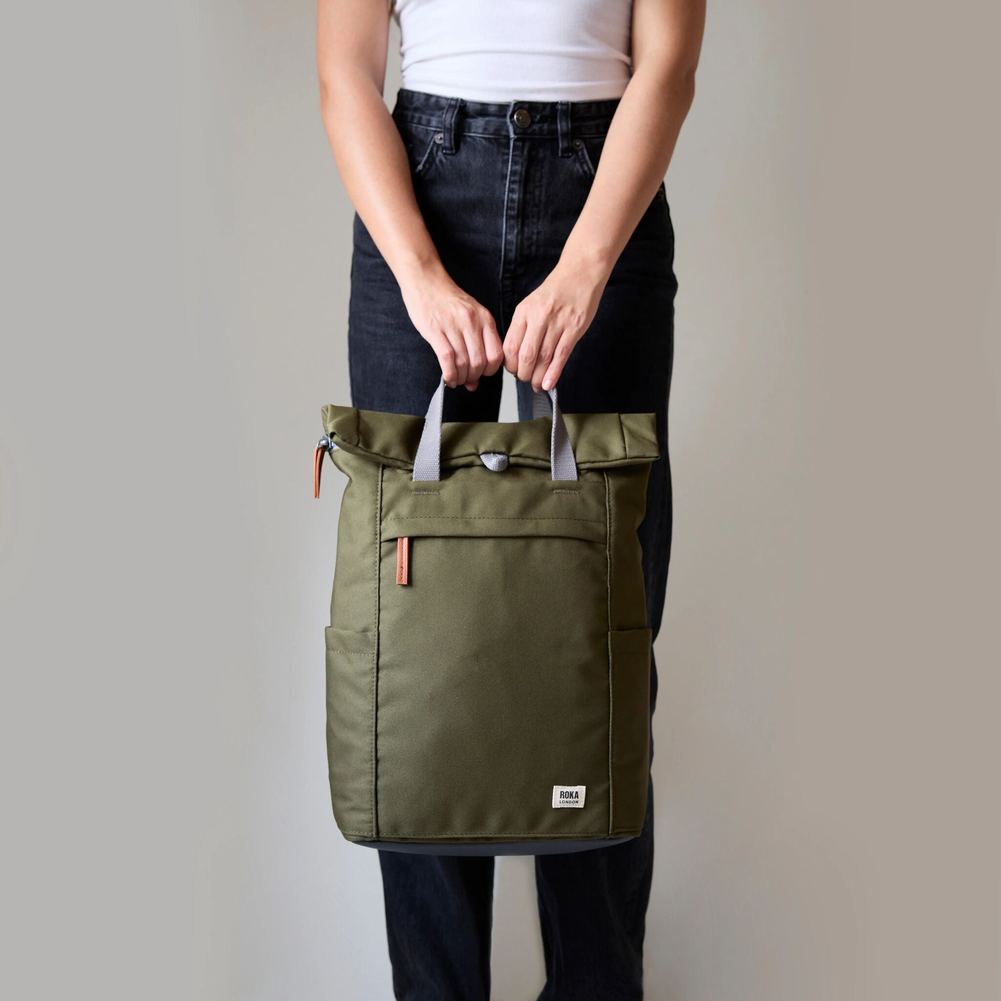 Finchley Backpack Medium Recycled Canvas - Sienna