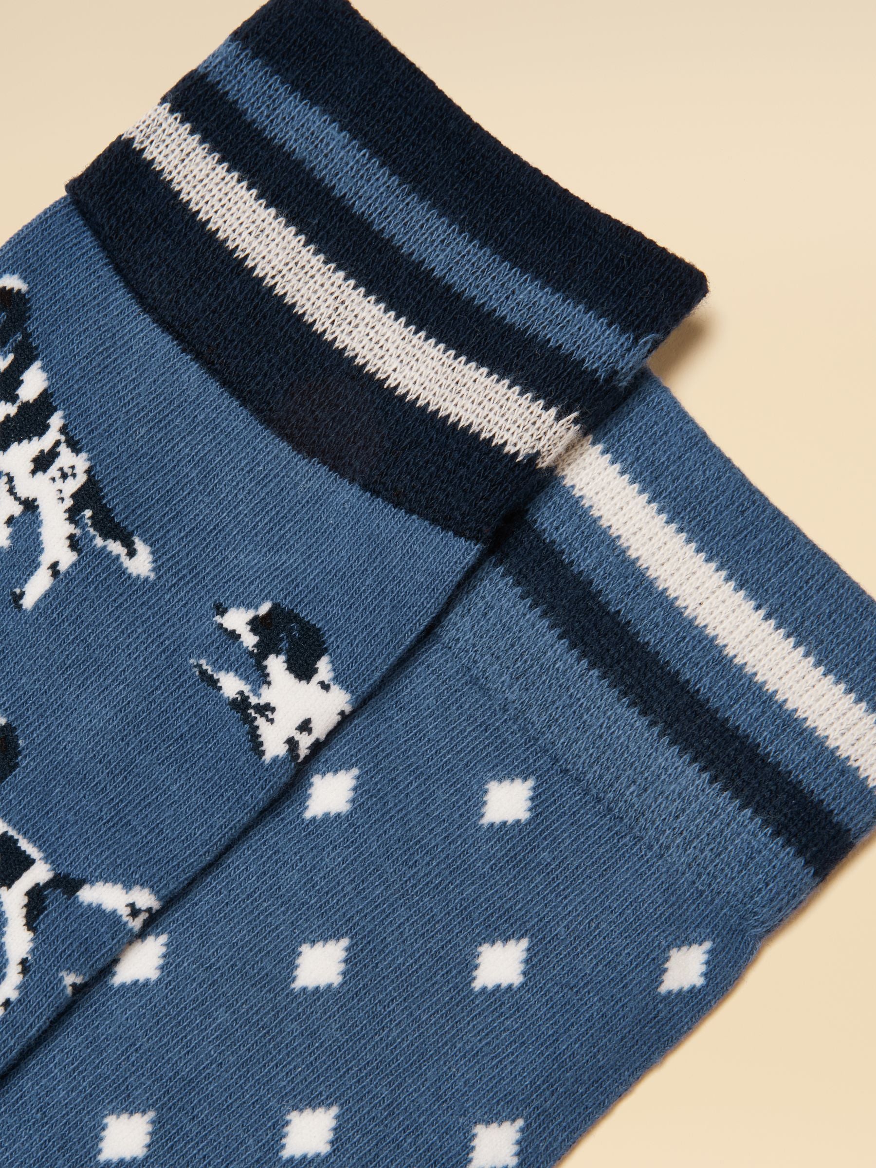 Men’s Kingsbury Blue Dog Socks 2-Pack (Size 7–12)