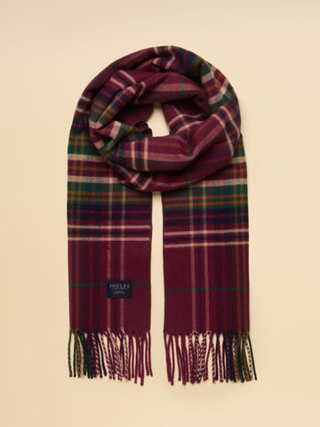 Langtree Red Check Scarf